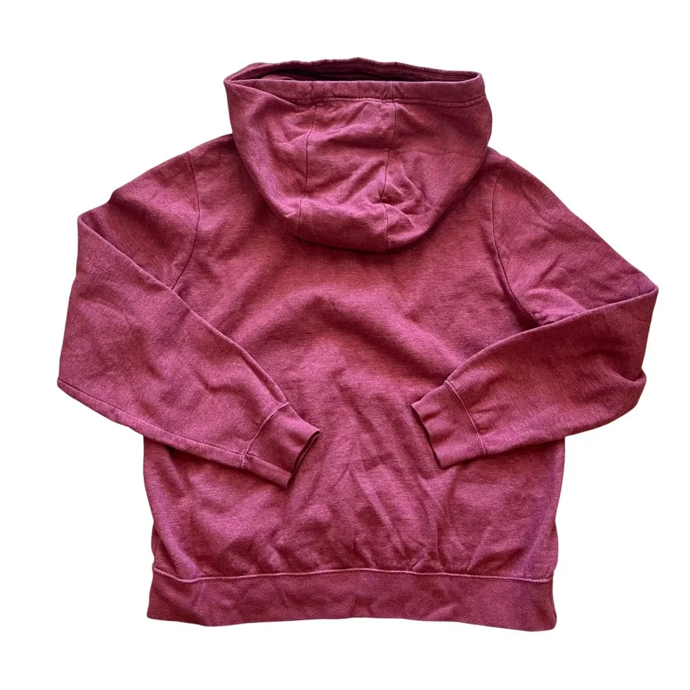 Nike Sportswear‎ Essential Funnel Neck Hoodie Burgundy Red Fleece Pullover Large